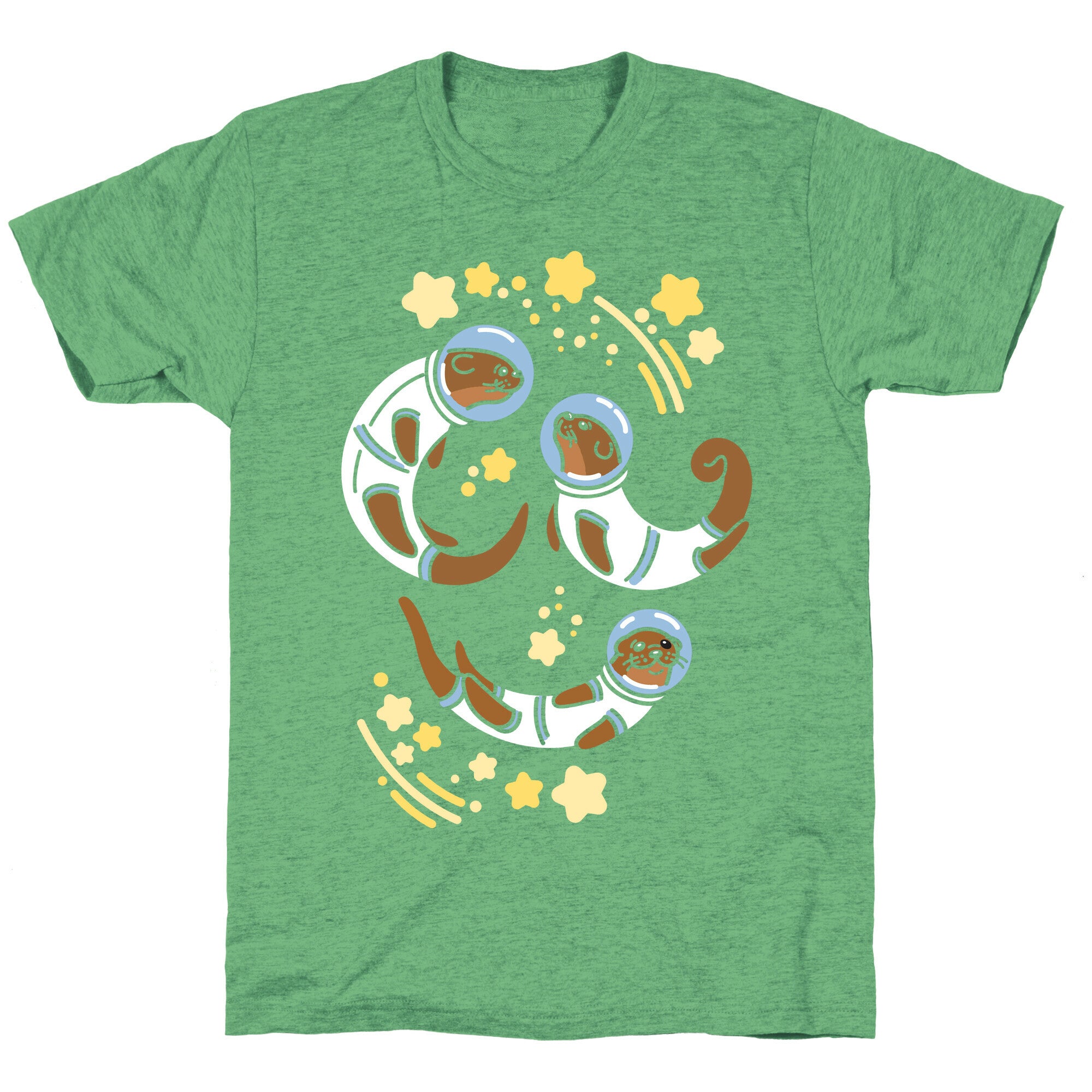 Otters In Space Unisex Triblend Tee